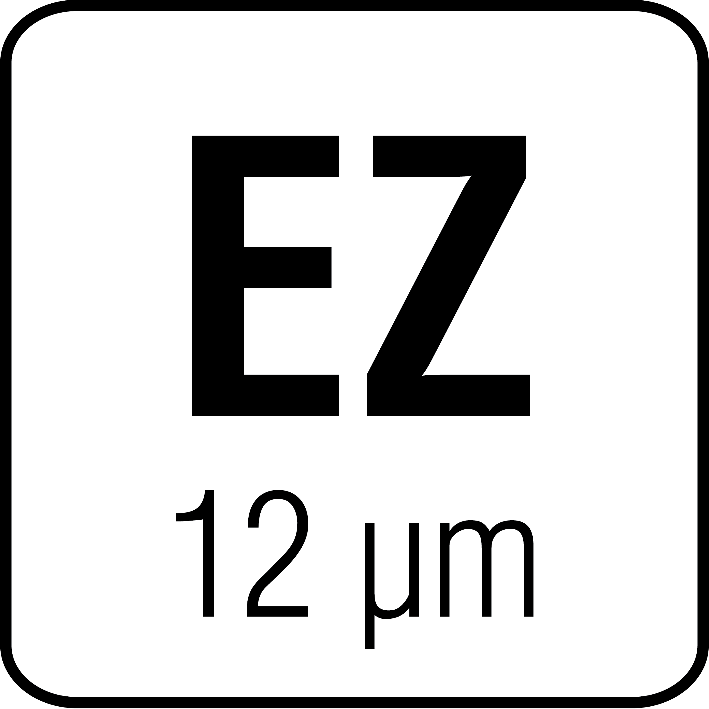 Aço eletrogalvanizado 12µm
