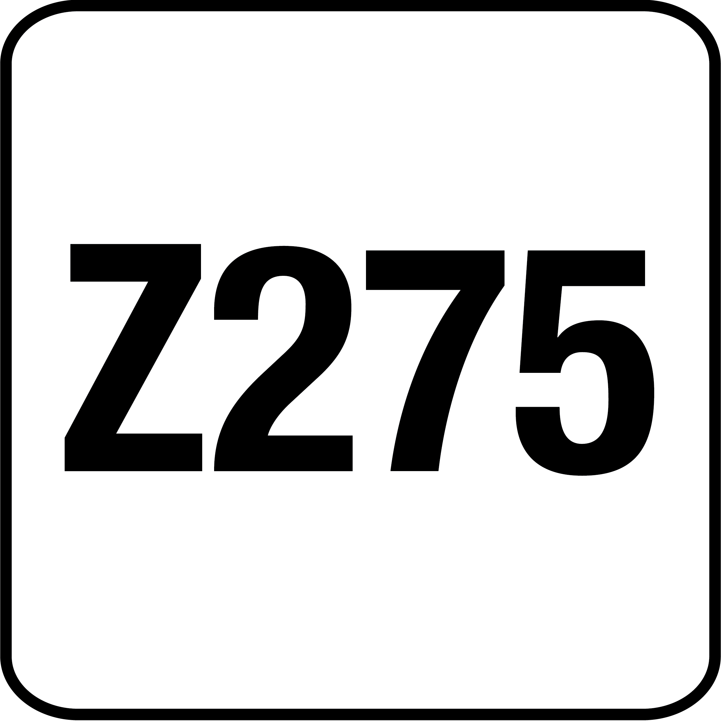 Aço galvanizado Z275