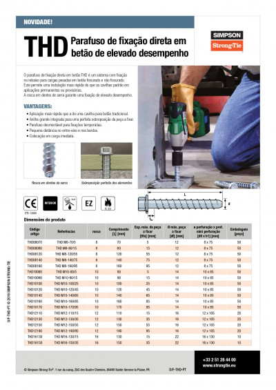 Couverture flyer THD pt